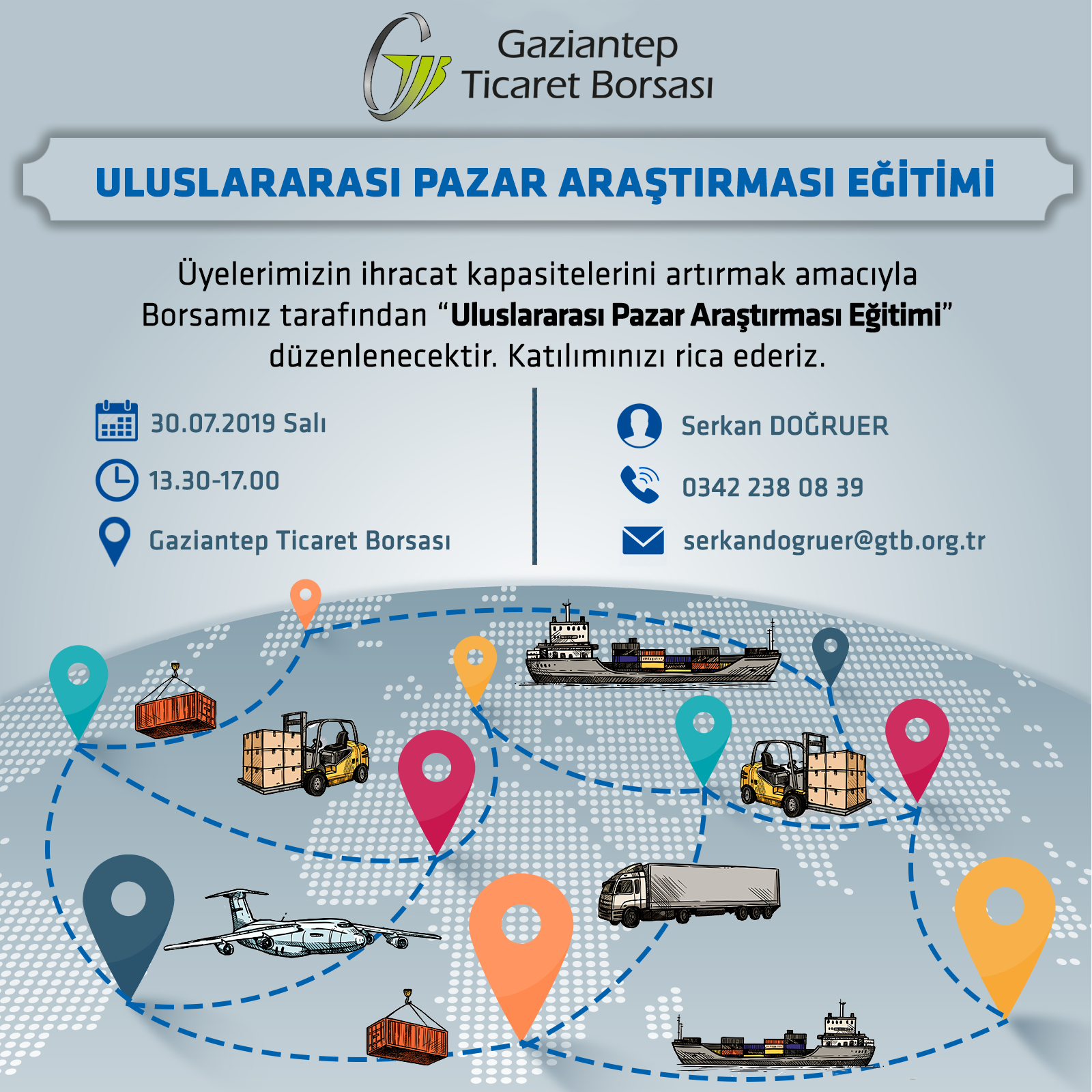 Uluslararasi Pazar Arastirmasi Egitimi Gaziantep Ticaret Borsasi